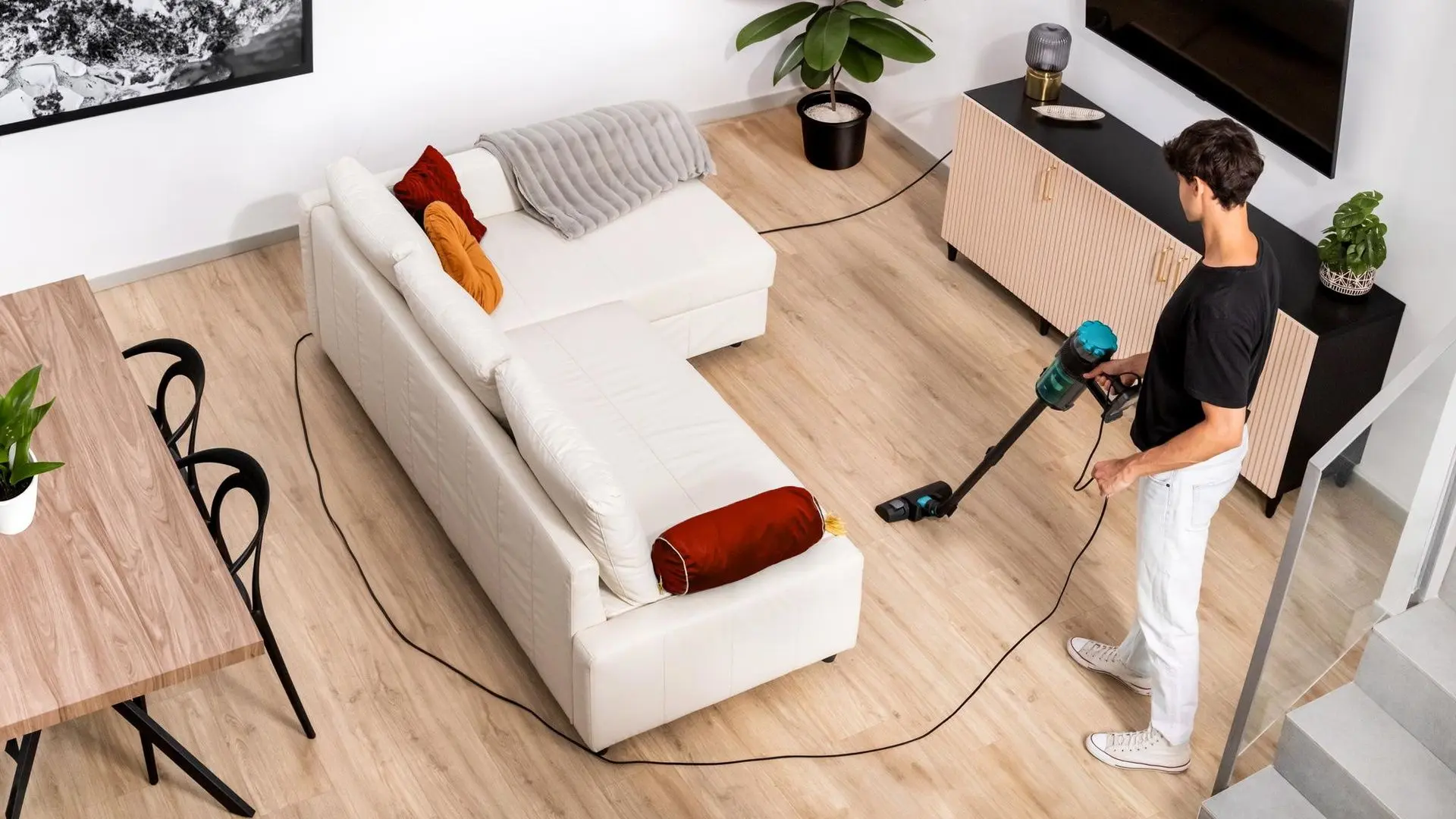 Aspirator vertical Cecotec Conga PopStar 600 Vital (Black/Blue)