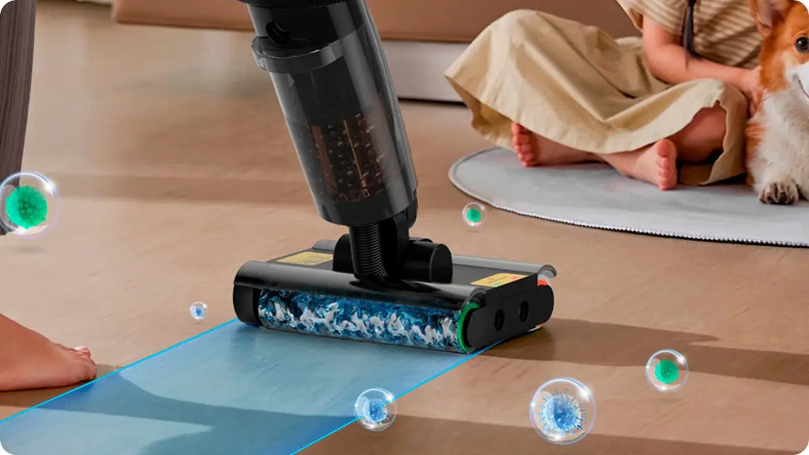 Aspirator vertical cu spalare Deerma VX96W (Grey)