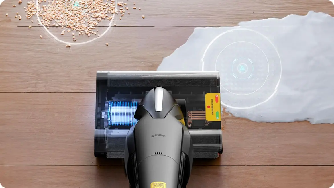 Aspirator vertical cu spalare Deerma VX96W (Grey)