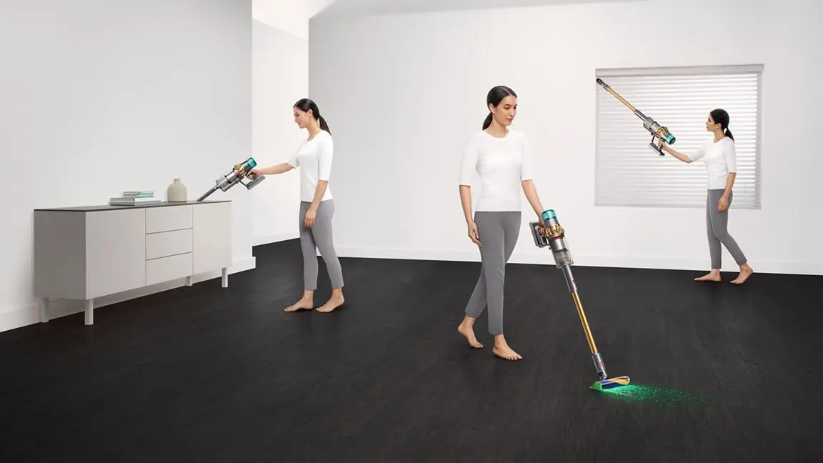 Aspirator cu acumulator Dyson V15 Detect Absolute (Grey/Gold)