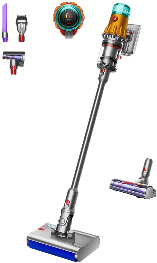 Aspirator vertical Dyson V12s Detect Slim Submarine (Yellow/Nickel) - 4