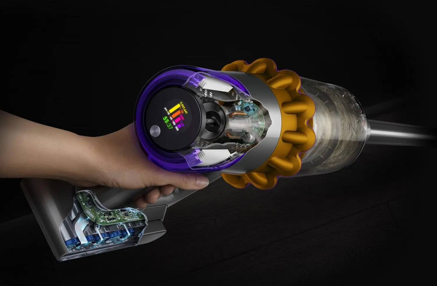 Вертикальный пылесос Dyson V15 Detect Absolute 446986-01 (Nickel)