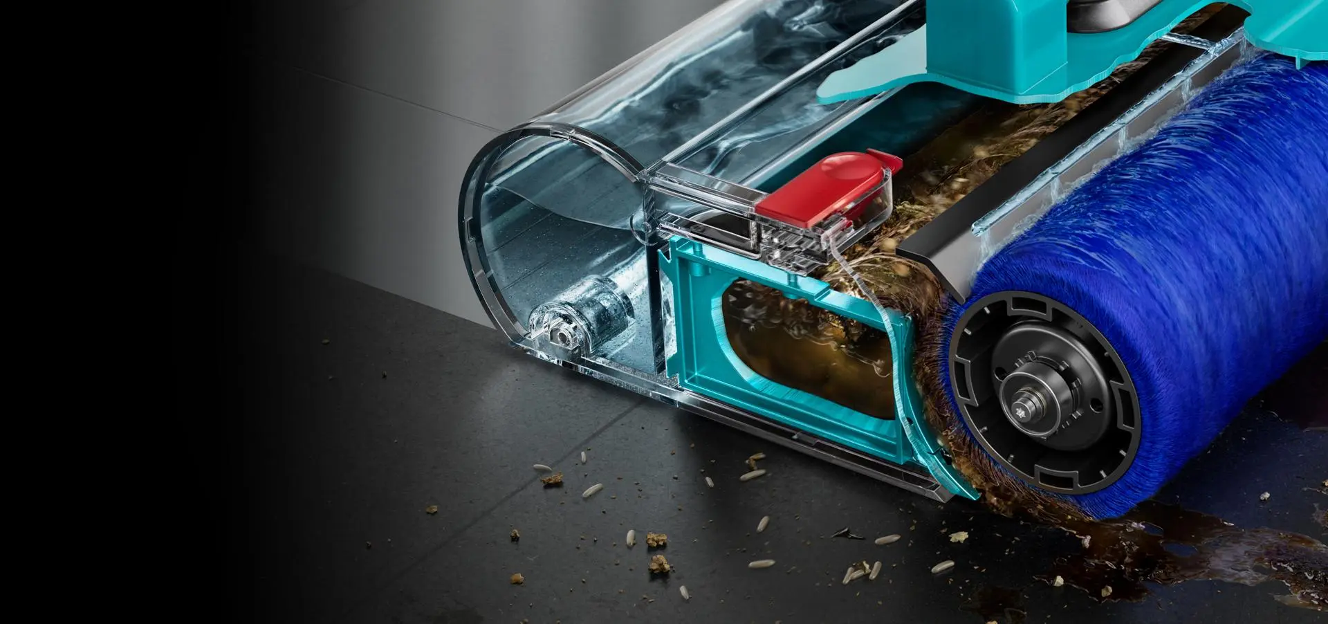 Aspirator vertical Dyson V15s Detect Submarine (Blue/Nickel)