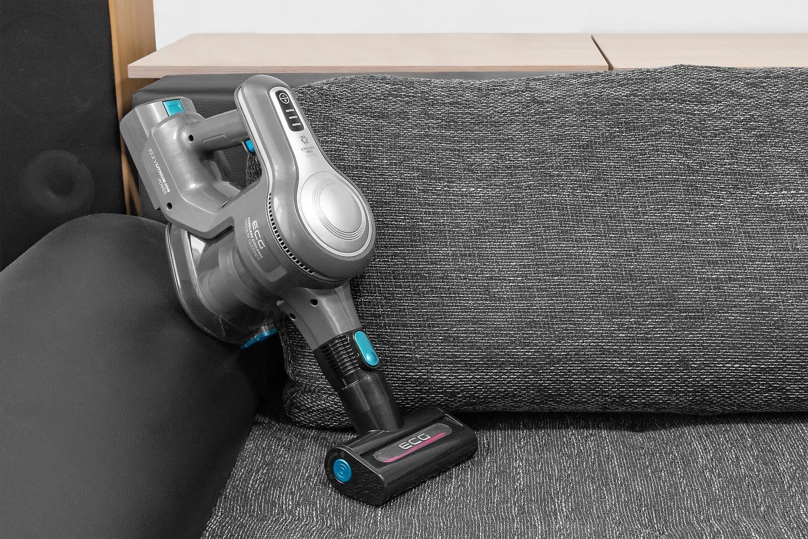 Аккумуляторный пылесос 2в1 ECG Alan VT 3630 (Gray)