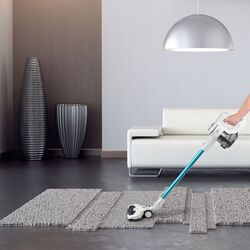 Аккумуляторный пылесос 2в1 ECG Jean VT 3620 (White/Blue) Thumb