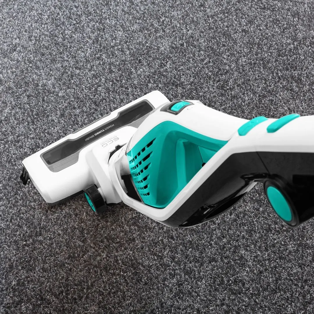 Aspirator cu acumulator 2in1 ECG Jerome VT 3420 (White/Turquoise)