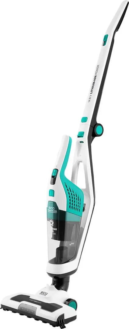 Aspirator cu acumulator 2in1 ECG Jerome VT 3420 (White/Turquoise)