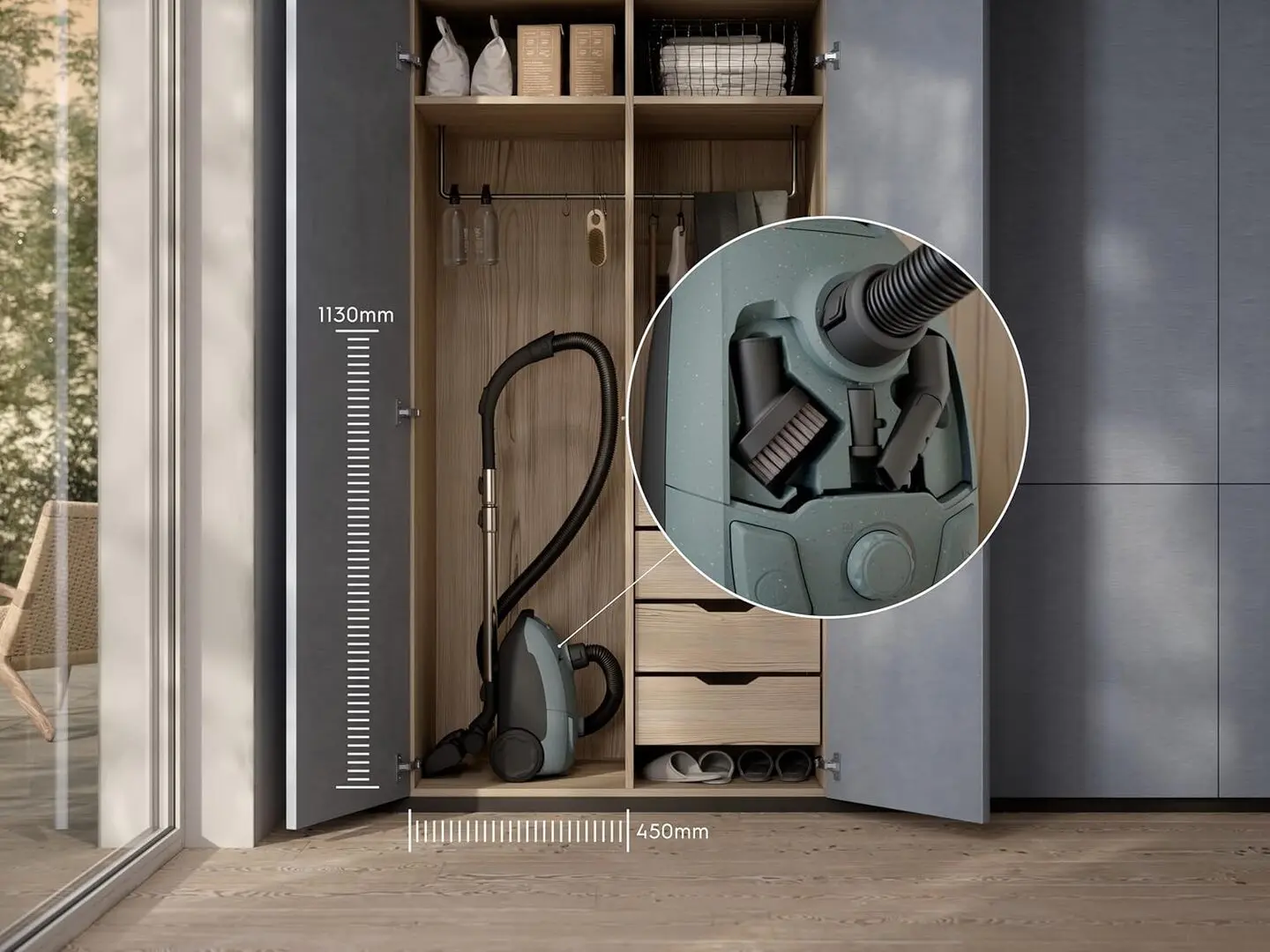 Aspirator Electrolux EB51C1OG (Ocean Green)