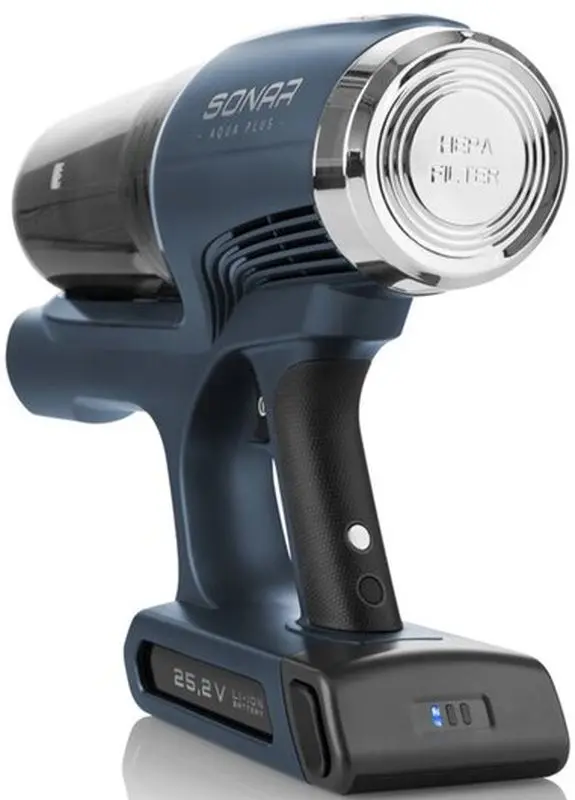 Аккумуляторный пылесос ETA Sonar Aqua Plus 3232 90000 (Blue/Black)