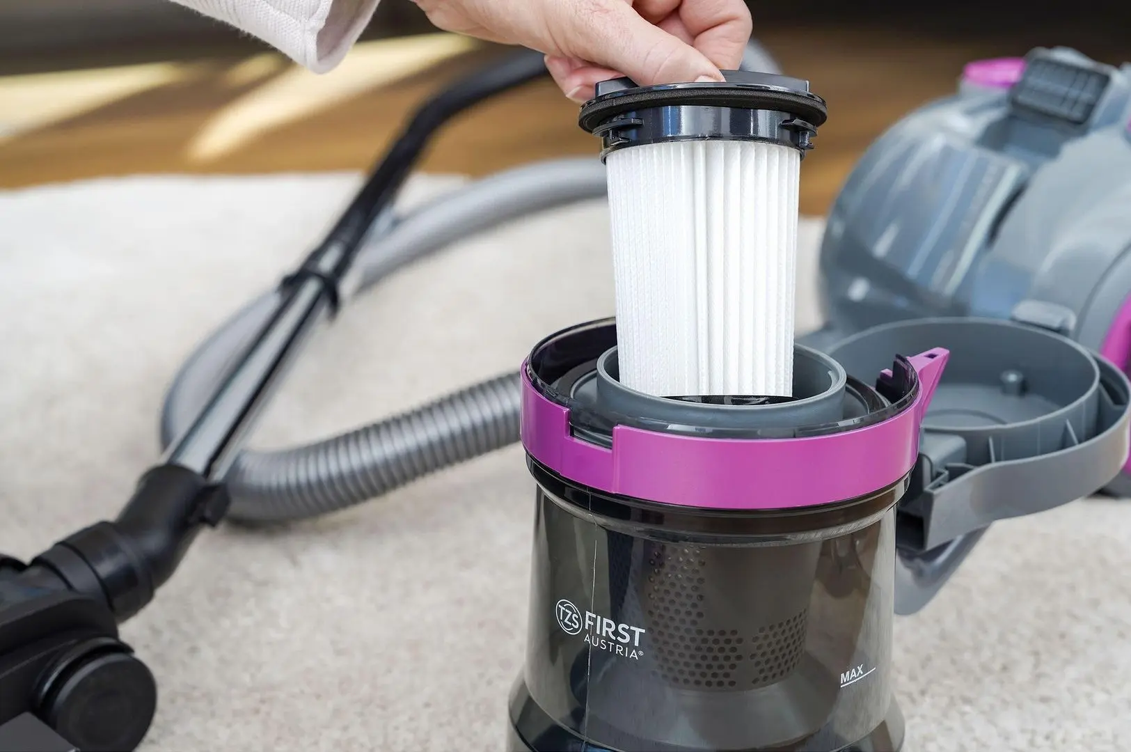 Aspirator First FA-5547-4-PU (Black/Pink)