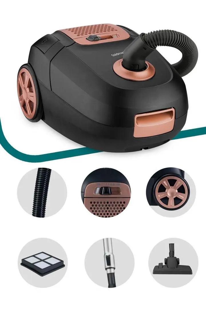 Пылесос GoldMaster GM 7575 (Black/Gold)