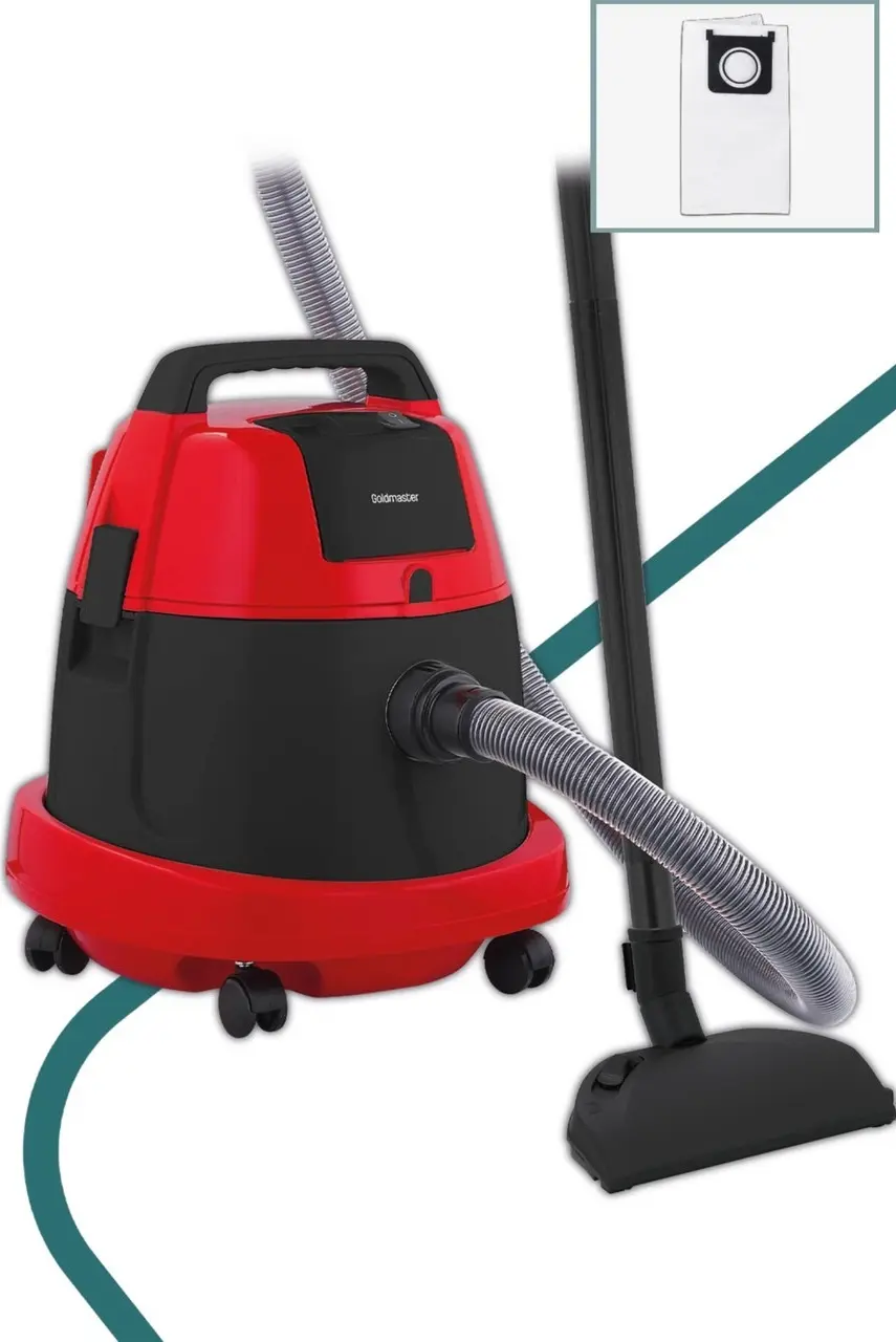Пылесос GoldMaster Turbo BY-4595 (Black/Red)