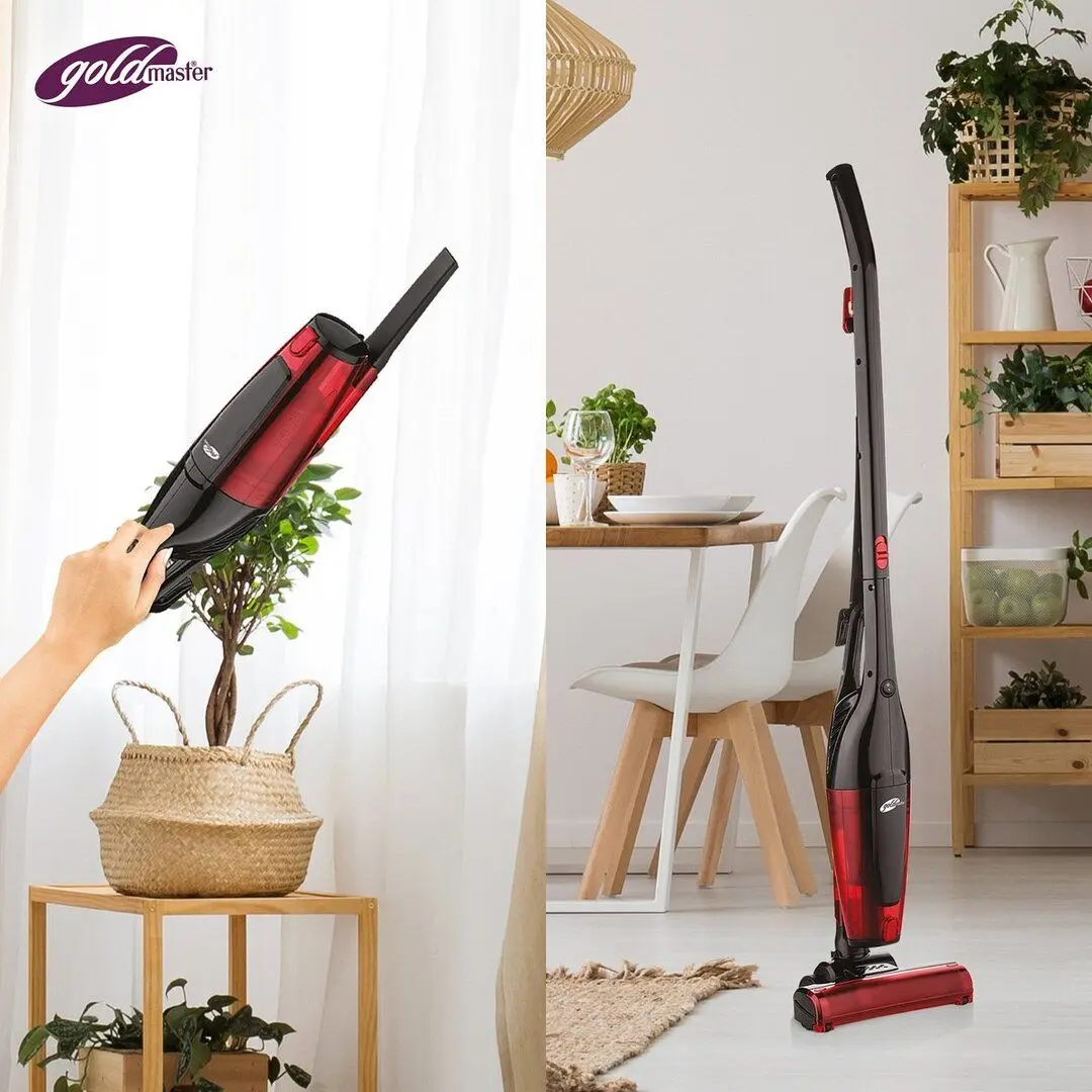 Вертикальный пылесос 2в1 Goldmaster GM-7545-R (Red/Black)