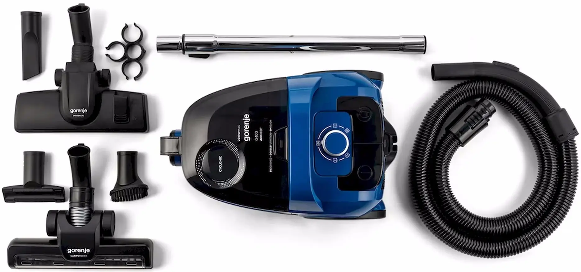 Aspirator Gorenje VC2206G4ADBL (Black/Blue)