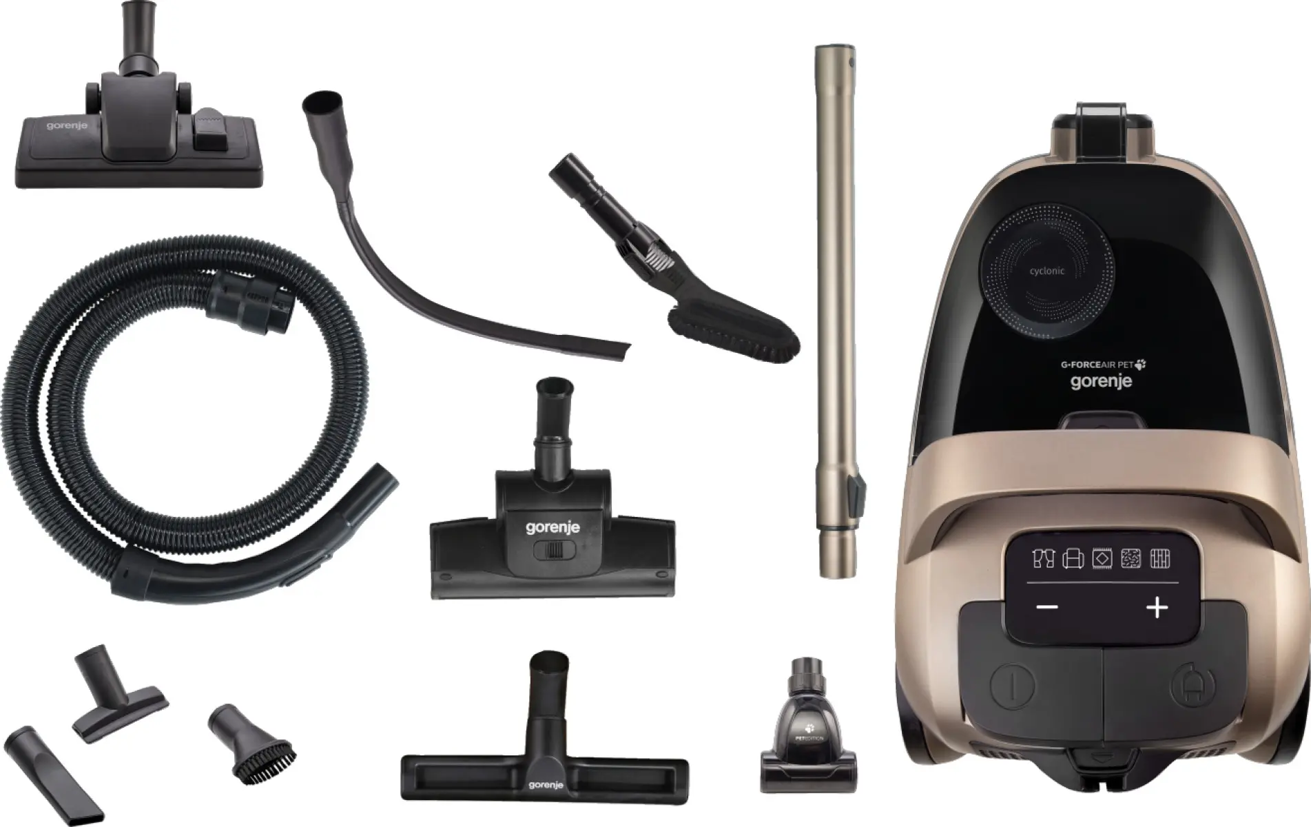 Пылесос Gorenje VCE08GAPGOCY (Brown/Black)