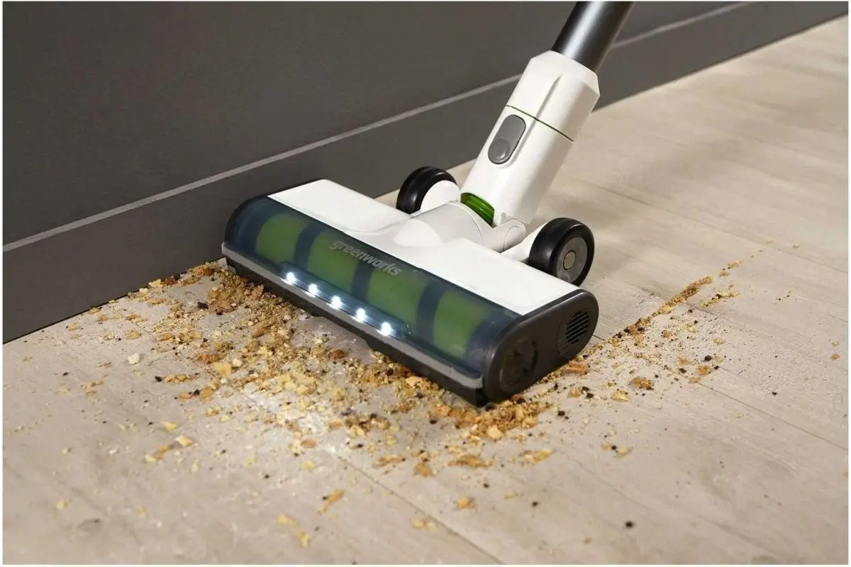 Aspirator cu acumulator GreenWorks 4701107UB (White/Black)