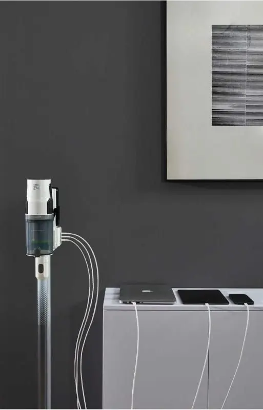 Aspirator cu acumulator GreenWorks 4701107UB (White/Black)