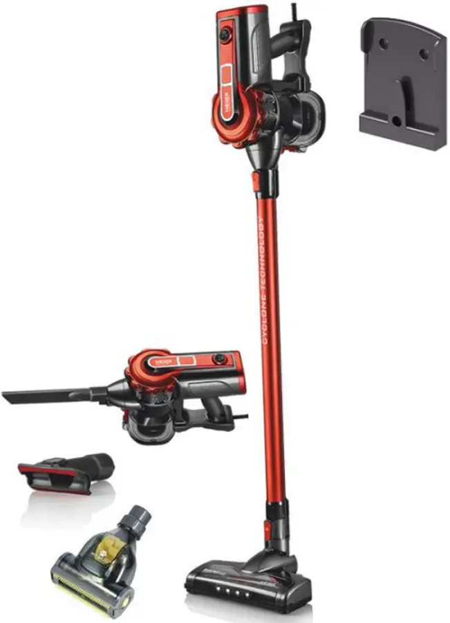 Вертикальный пылесос 2в1 Haeger Venus Plus VC-600.047A (Red/Black) - 2