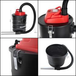 Пылесос для сбора золы Kaminer ODK006-15L 26239 (Black) Thumb