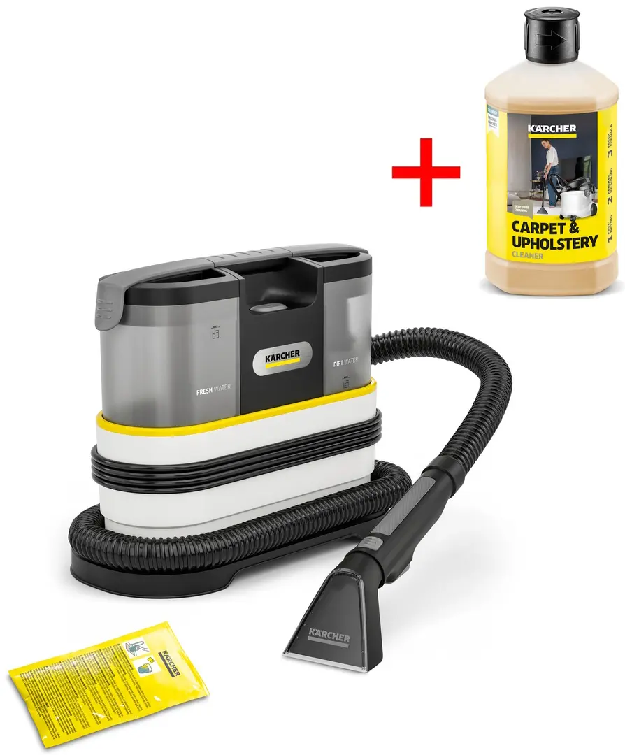 Моющий пылесос Karcher SE 2 Spot Pure+ 1.081-410.0 + средство для ковров 1л (White)
