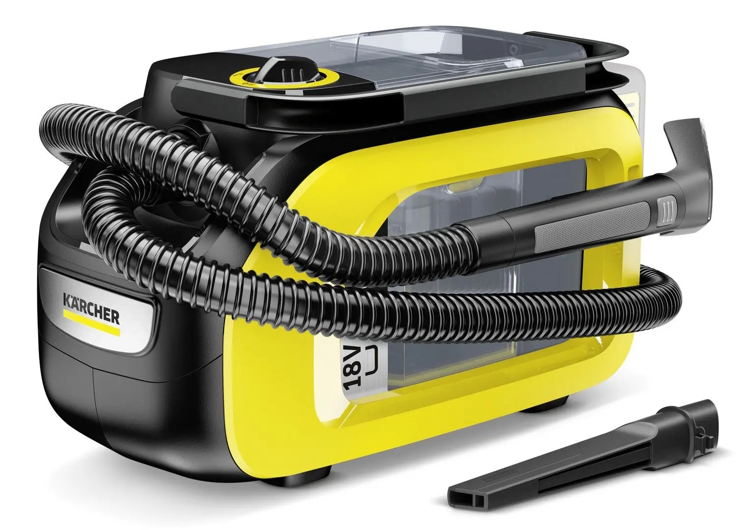 Aspirator cu spalare Karcher SE 3-18 Compact Battery + Kit 1.081-500.01 (Yellow/Black)