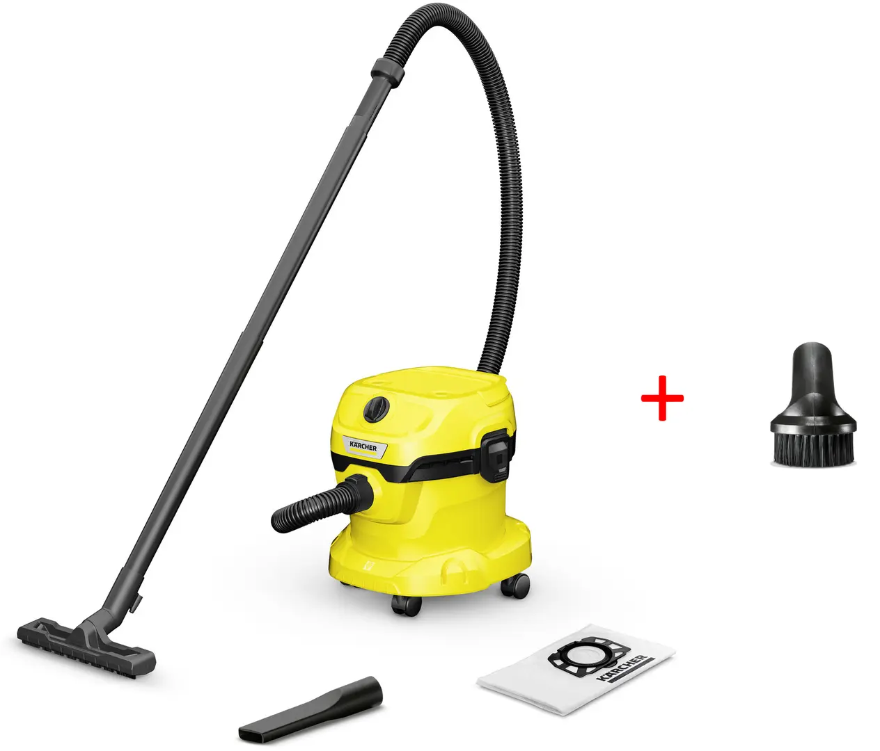 Пылесос Karcher WD 2 Plus V-12/4/18 Set (Yellow)