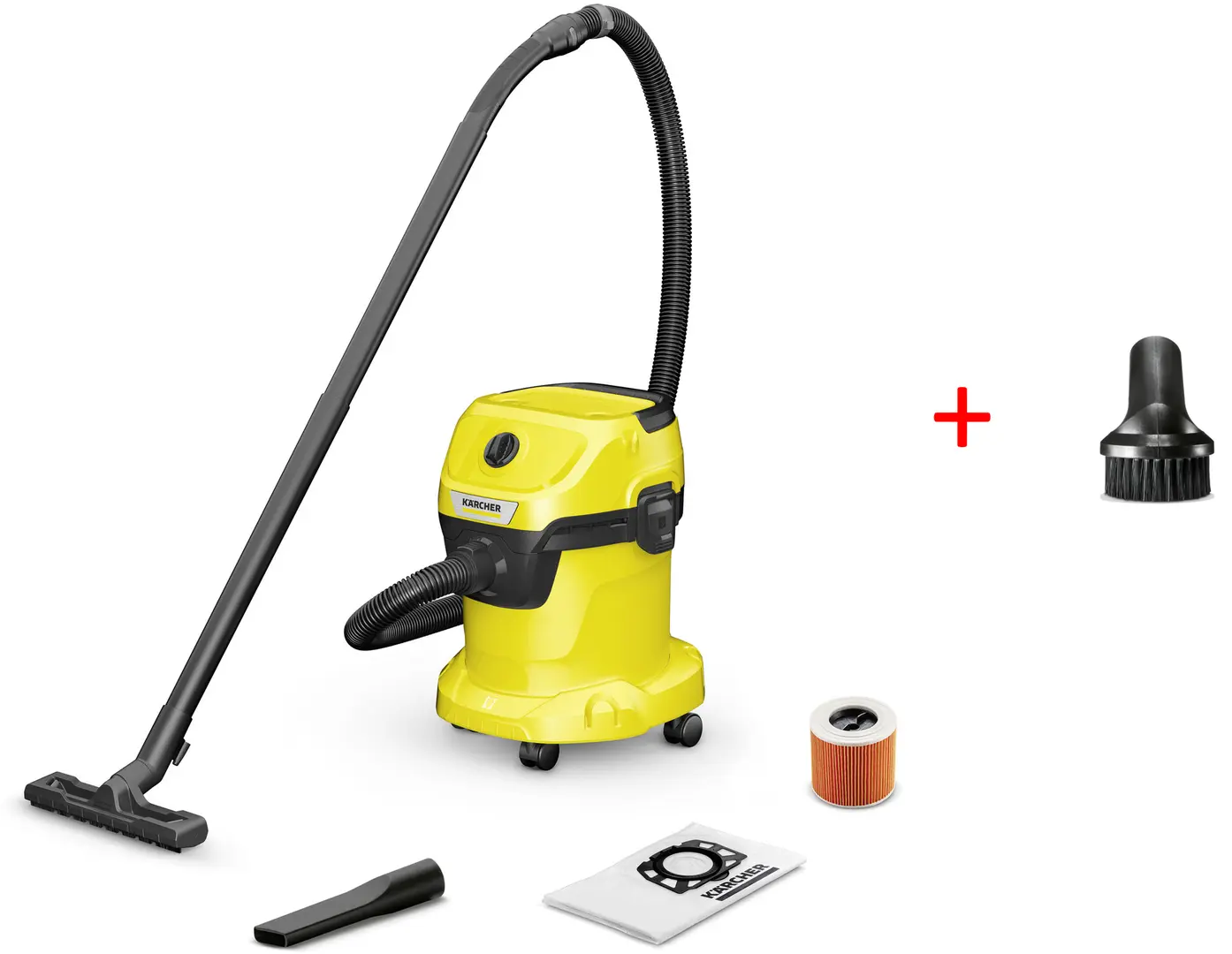 Пылесос Karcher WD 3 V-15/4/20 Set (Yellow/Black)