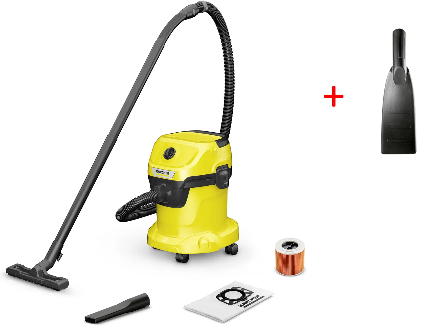 Пылесос Karcher WD 3 V-15/6/20 Set (Black/Yellow)