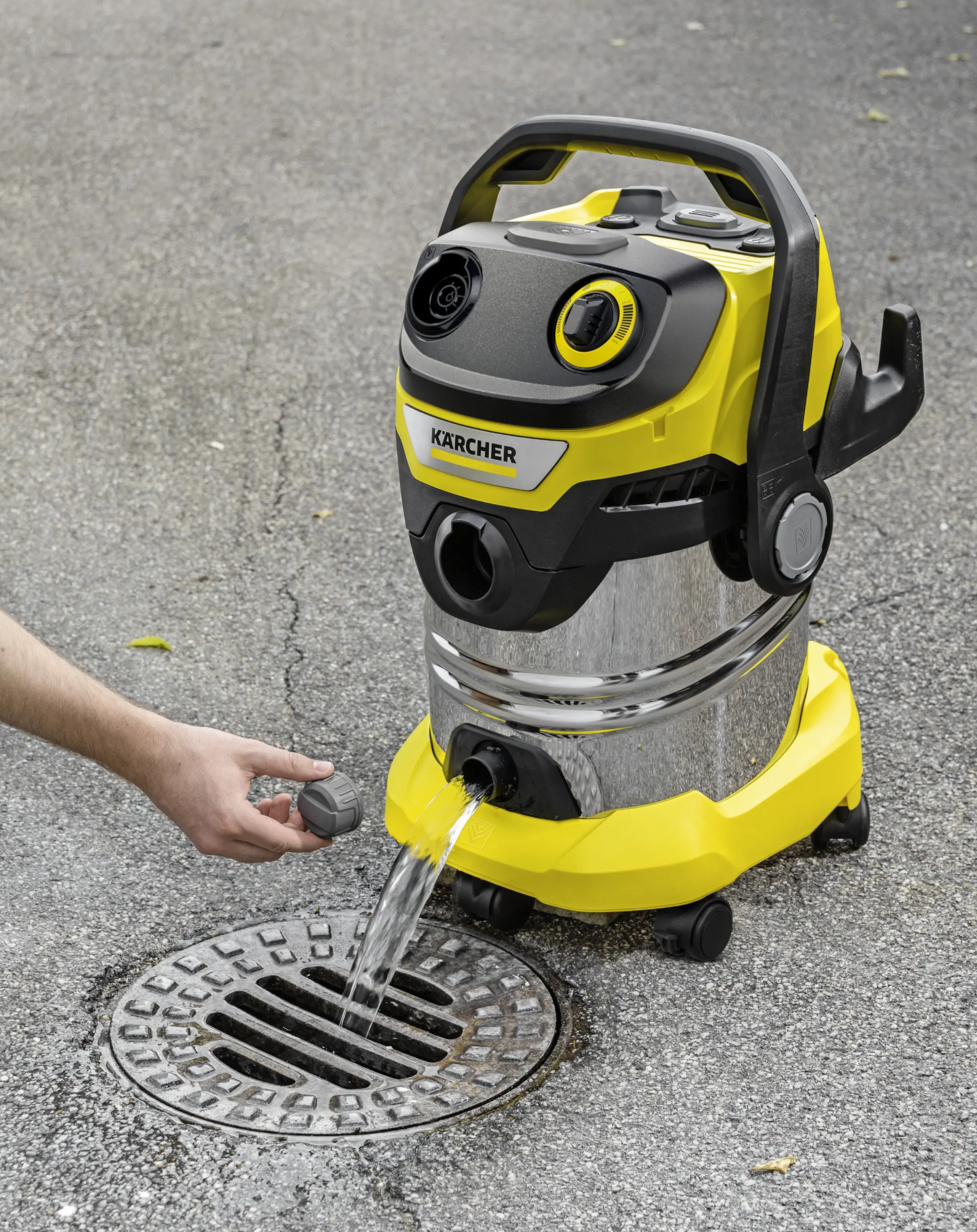 Пылесос Karcher WD 5 Control S 25/5/22 1.628-384.0 (Yellow/Black) - 3