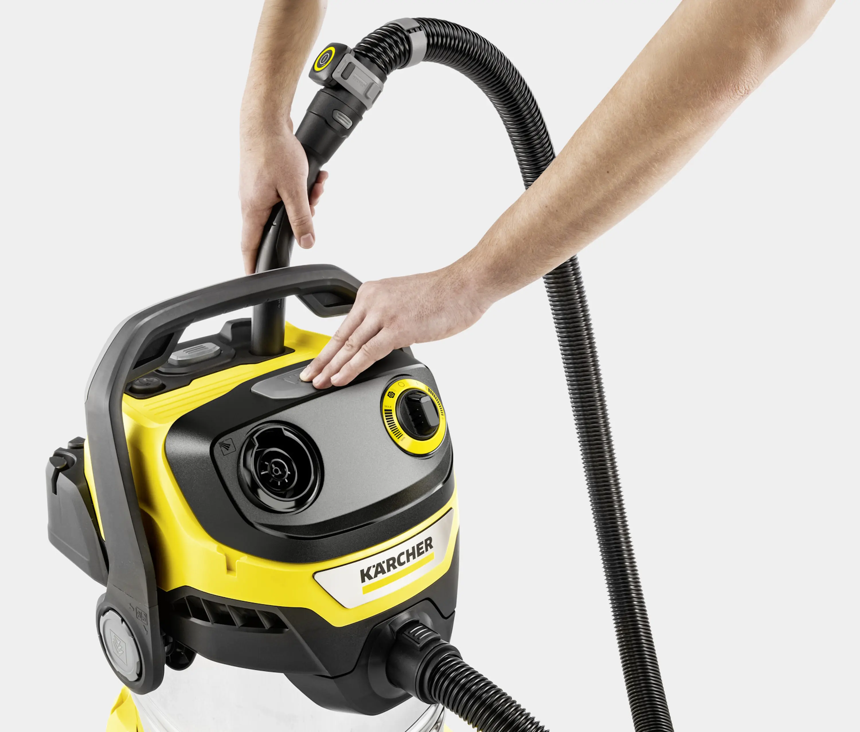 Пылесос Karcher WD 5 Control S 25/5/22 1.628-384.0 (Yellow/Black) - 4