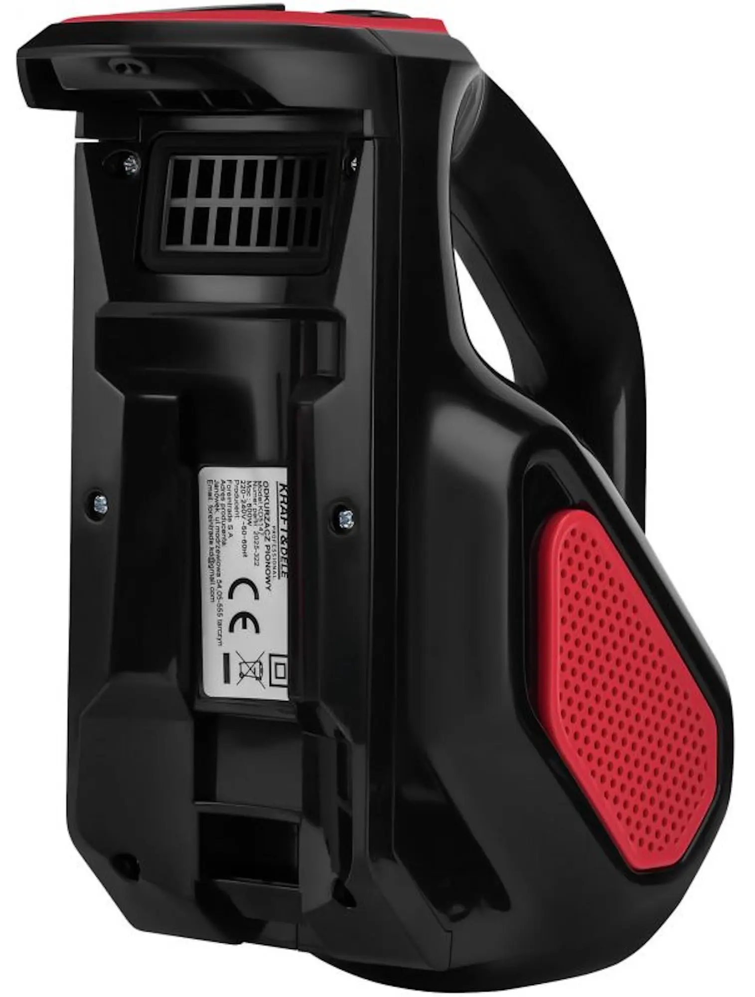 Aspirator vertical Kraft&Dele KD5147 (Black/Red)