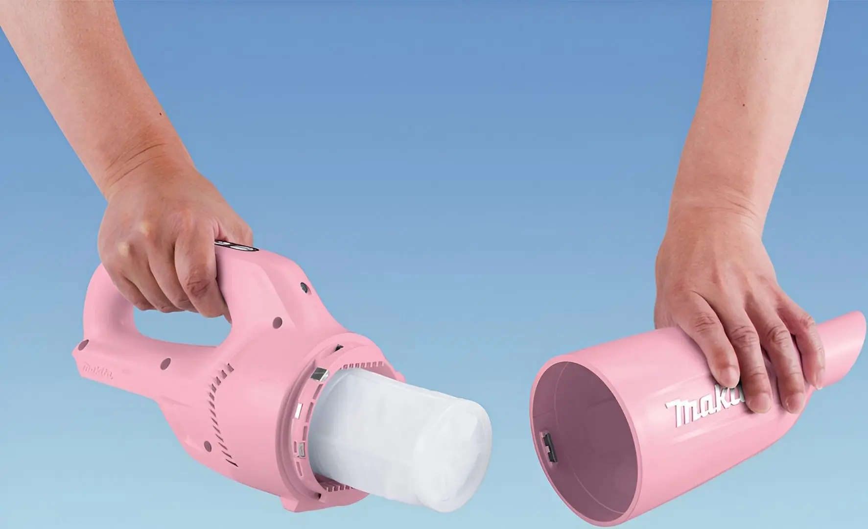 Aspirator vertical 2în1 cu acumulator Makita CL108FDSAP (Pink)