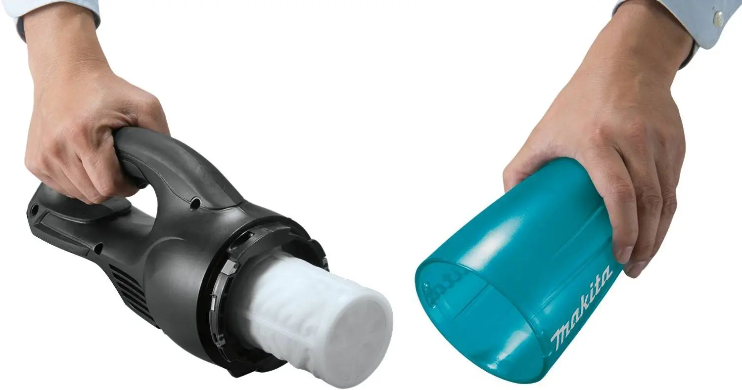 Aspirator vertical 2în1 cu acumulator Makita DCL180RFB (Black/Blue)