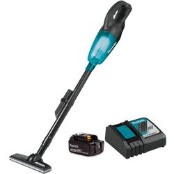 Аккумуляторный вертикальный пылесос 2в1 Makita DCL180RFB (Black/Blue)
