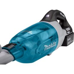 Aspirator vertical 2în1 cu acumulator Makita DCL281FRAW (White/Blue) Thumb