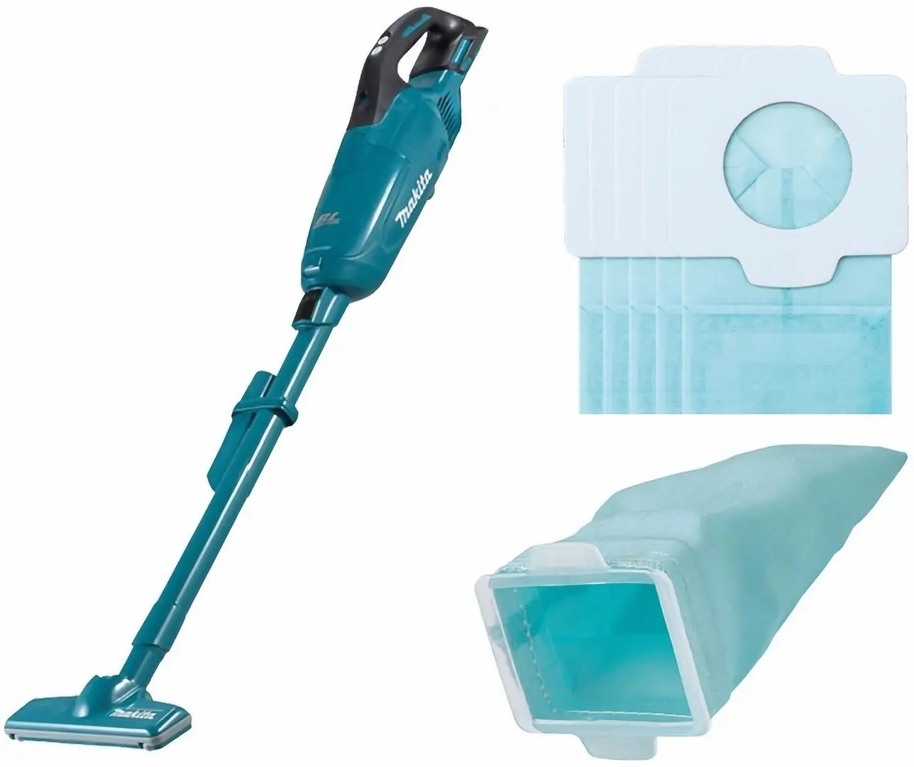 Вертикальный пылесос Makita DCL282FZ (Blue) - 7