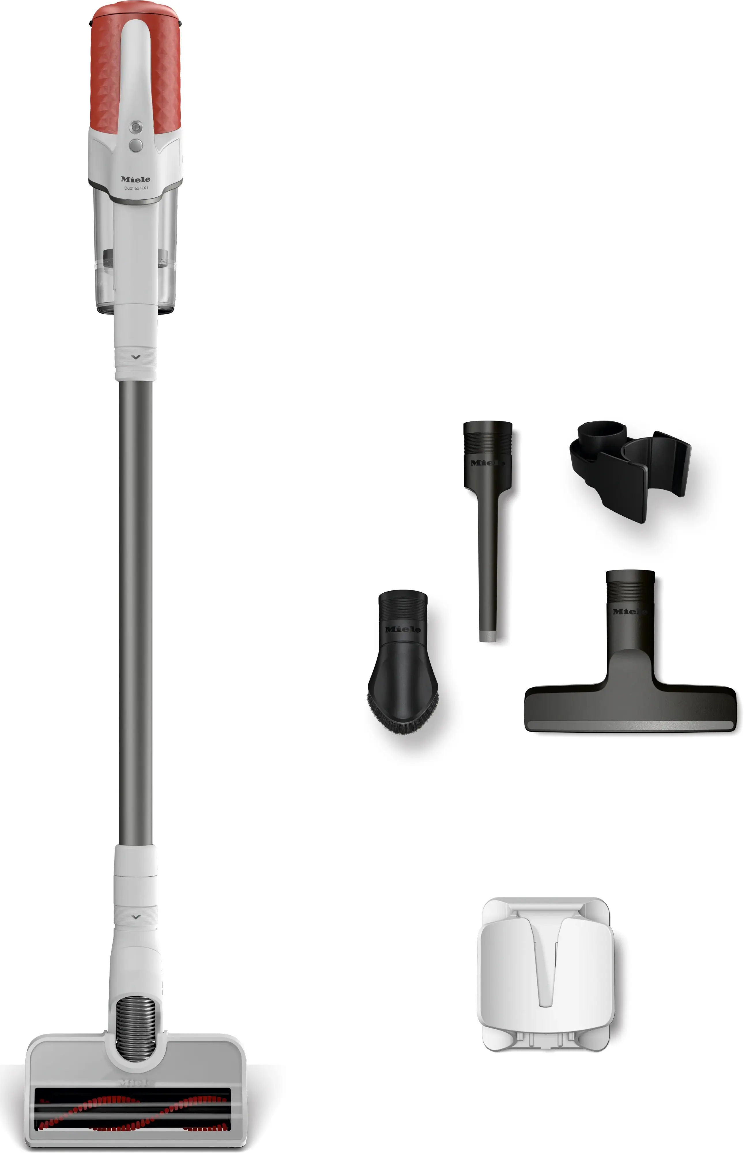 Вертикальный пылесос Miele Duoflex HX1 (White/Red) - 3