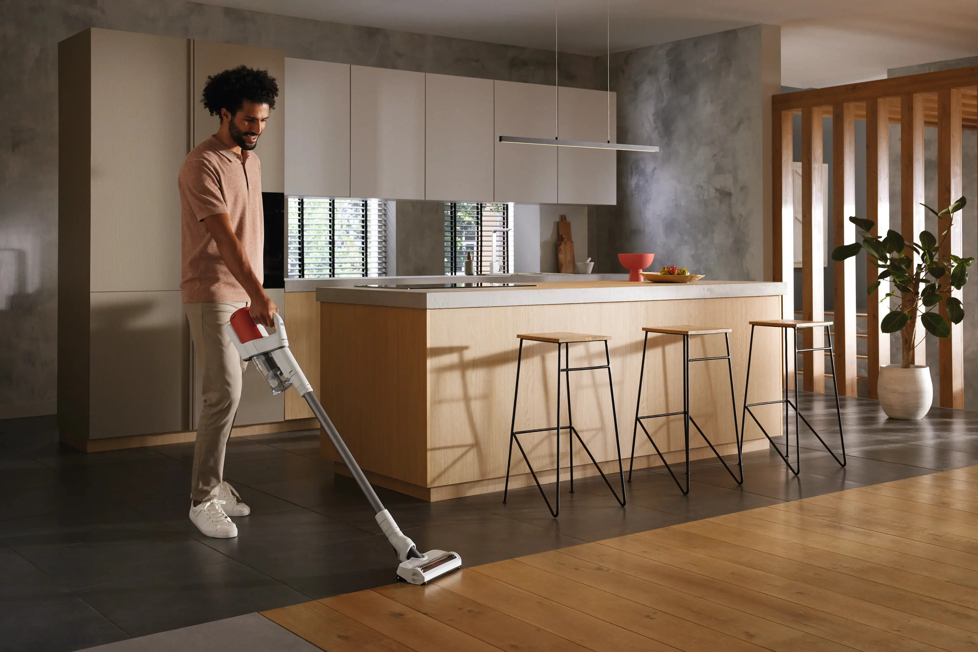 Вертикальный пылесос Miele Duoflex HX1 (White/Red) - 6