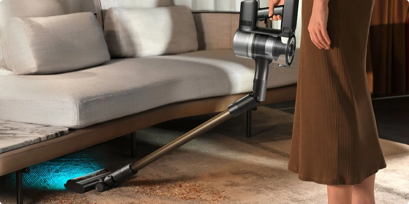 Aspirator vertical Mova S5 Sense (Black/Gold)