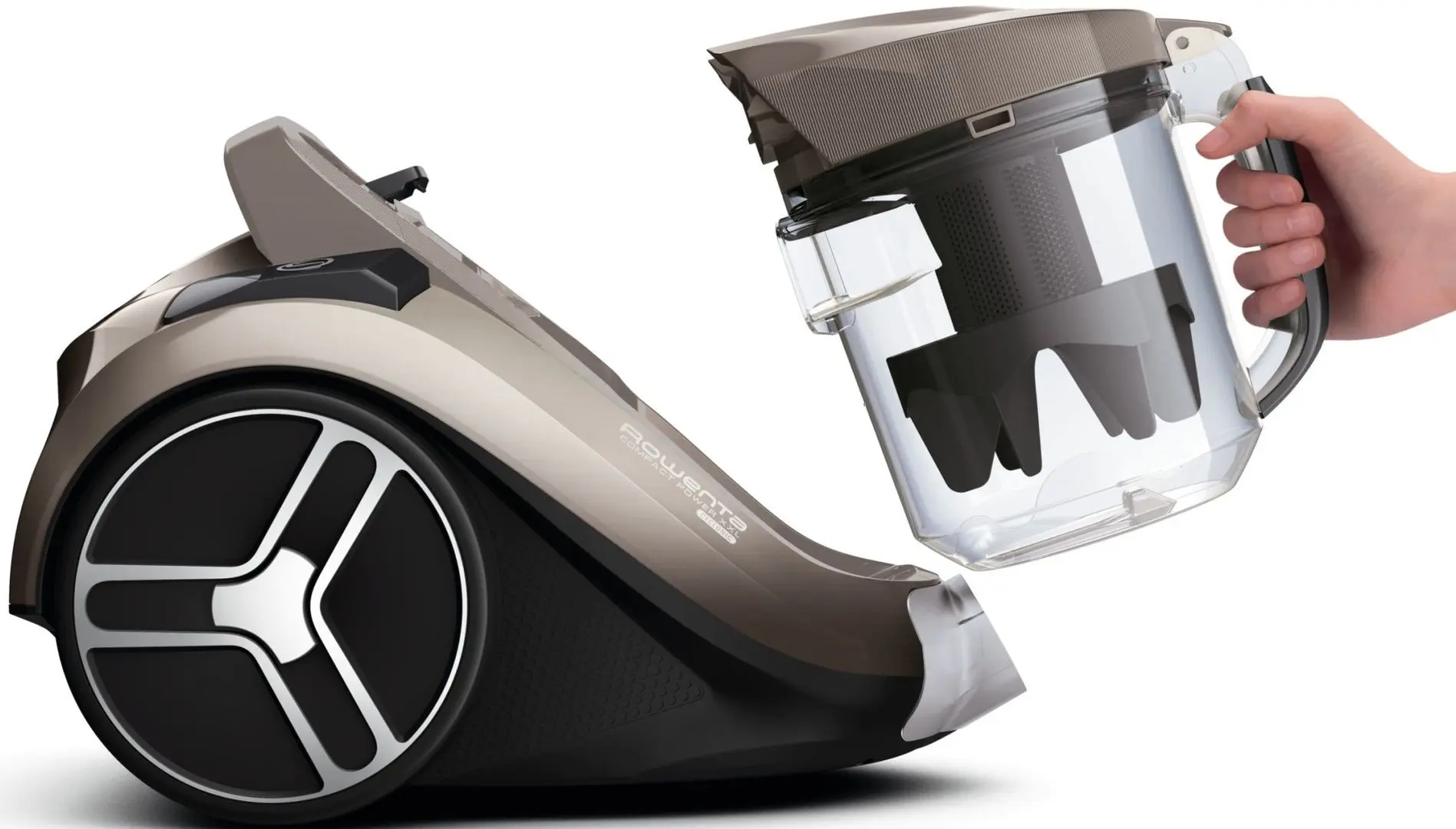 Aspirator Rowenta Compact Power XXL RO4886EA (Brown/Black)