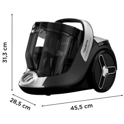 Пылесос Rowenta Green Force Cyclonic Effitech+ RO7C66EA (Black/Silver) Thumb