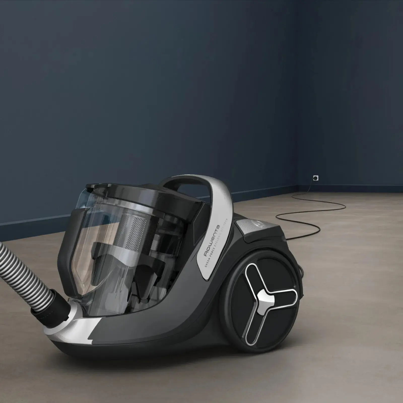 Пылесос Rowenta Green Force Cyclonic Effitech+ RO7C66EA (Black/Silver) - 6