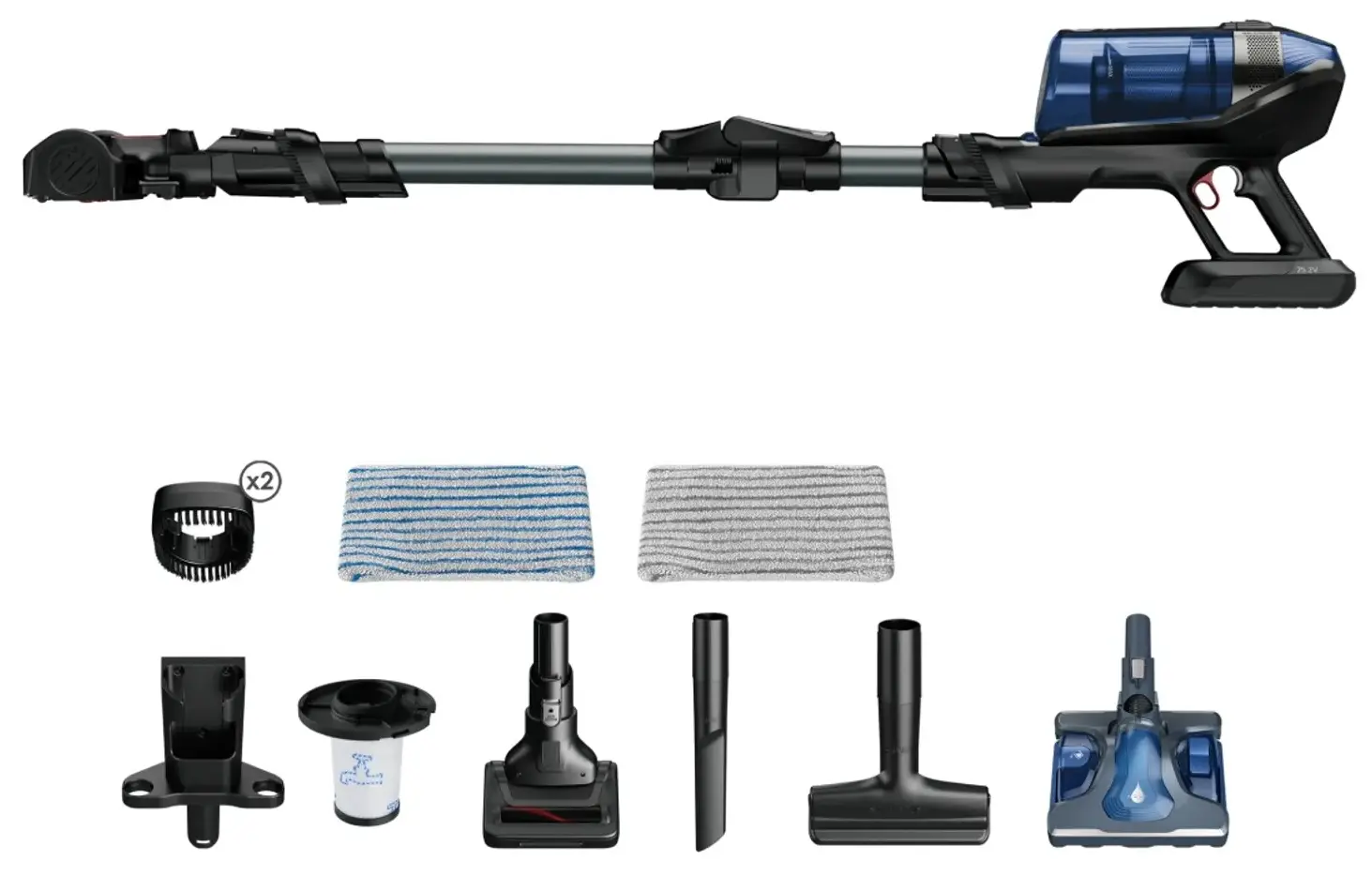Вертикальный пылесос Rowenta X-Force Flex 12.60 (Blue/Black) - 6