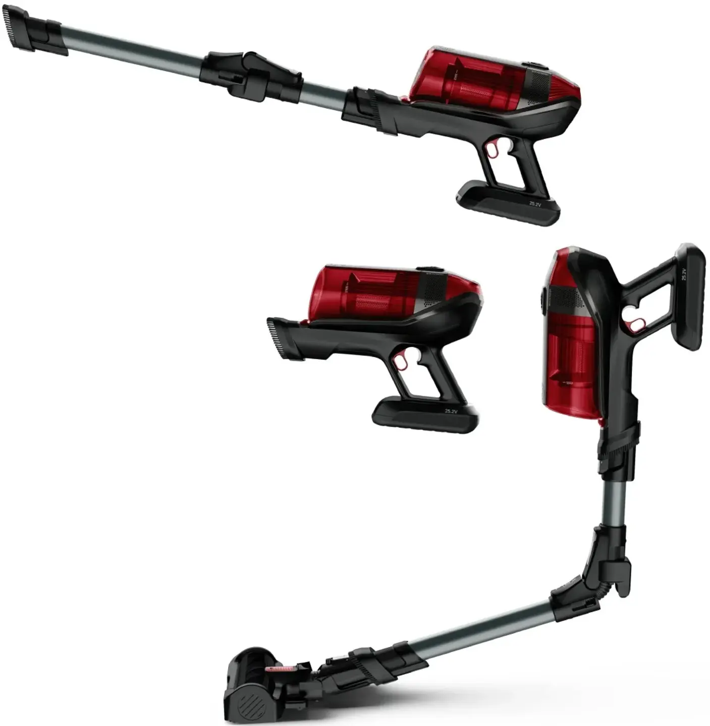 Aspirator vertical Rowenta X-Force Flex 12.60 RH98A8WO (Black/Red) - 3