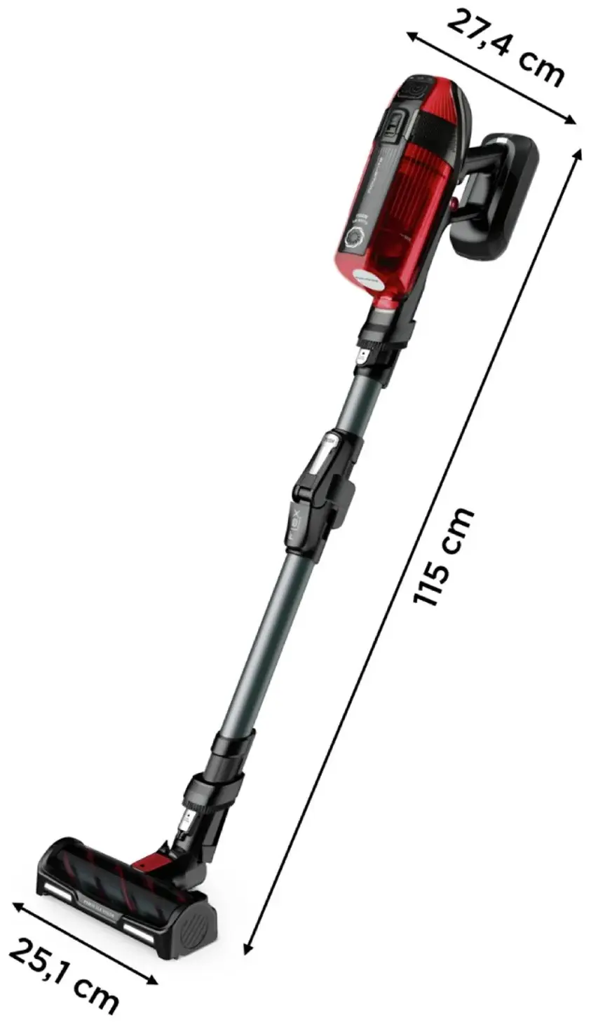 Aspirator vertical Rowenta X-Force Flex 12.60 RH98A8WO (Black/Red) - 6