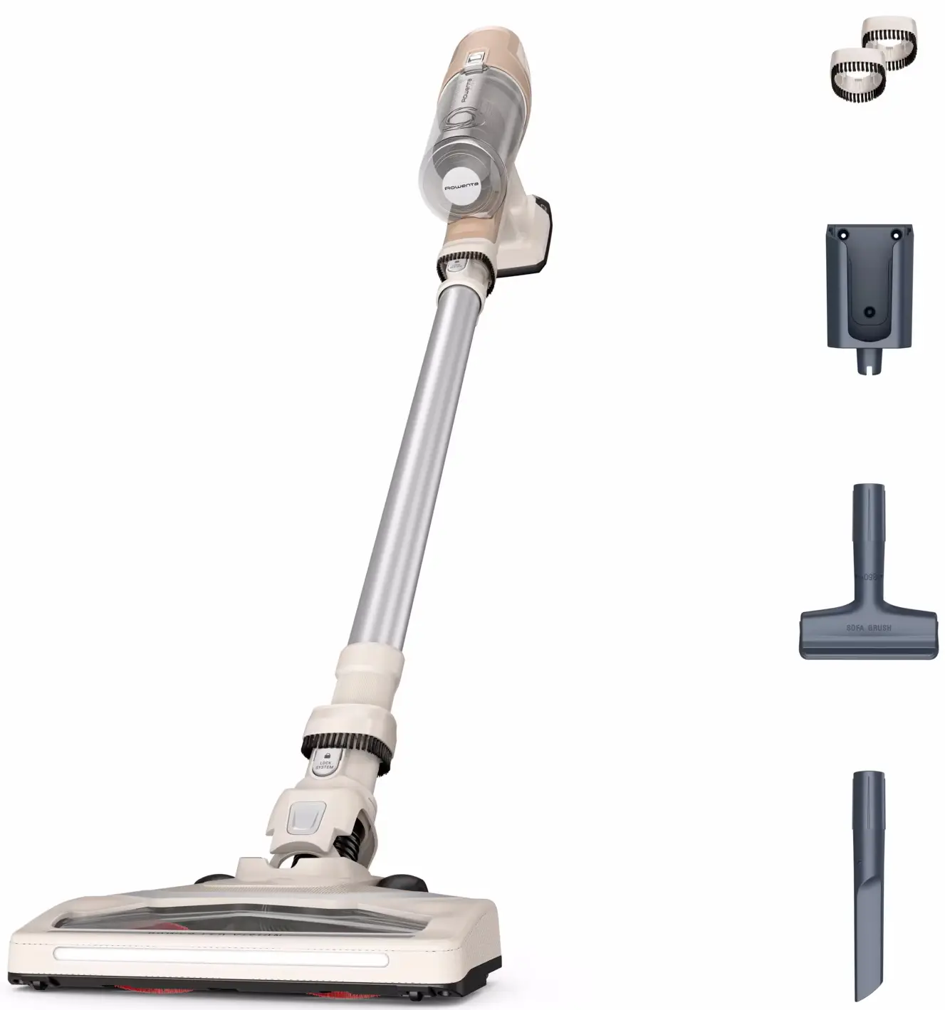 Вертикальный пылесос Rowenta X-Pert 6.60 Essential RH6830WO (Cream/Silver) - 7