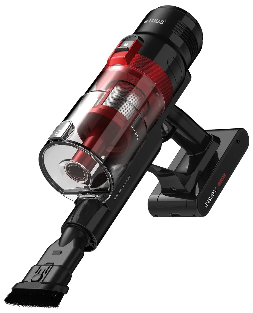 Aspirator vertical 2in1 Samus Hurricane Max Pro (Red/Black)