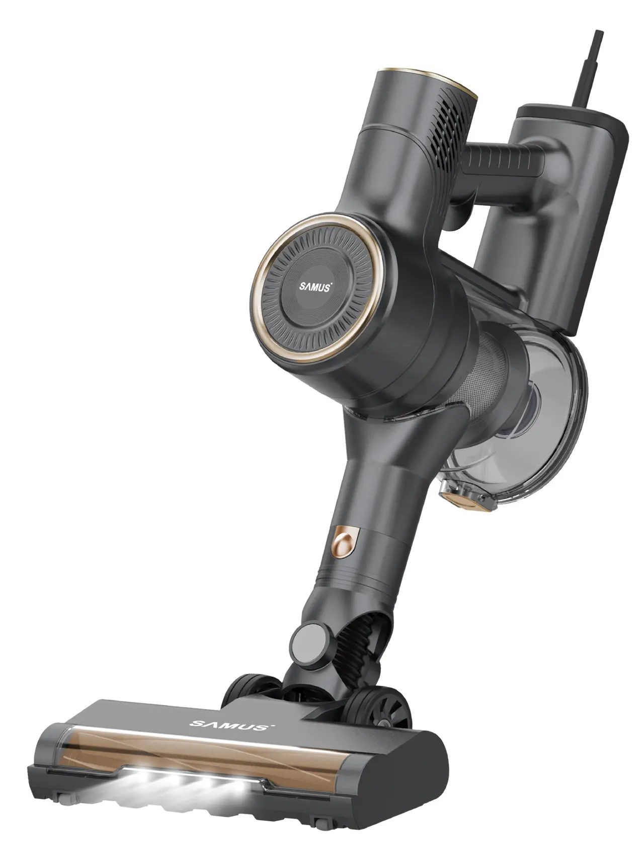 Aspirator vertical 2in1 Samus Sticky 61 ECO (Grey/Gold)