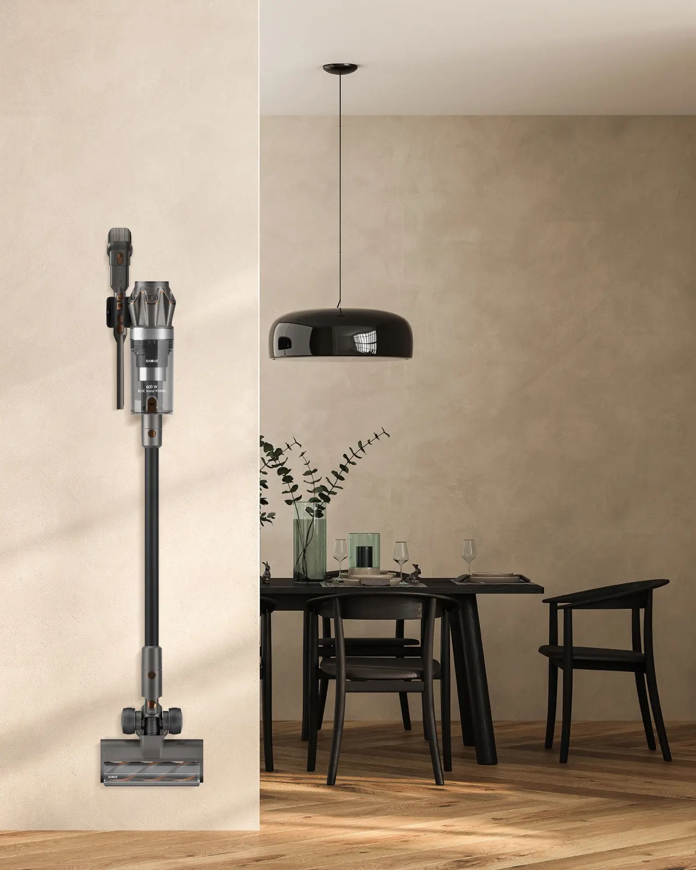 Вертикальный пылесос Samus Cyclone Ultra Pro (Grey) - 9