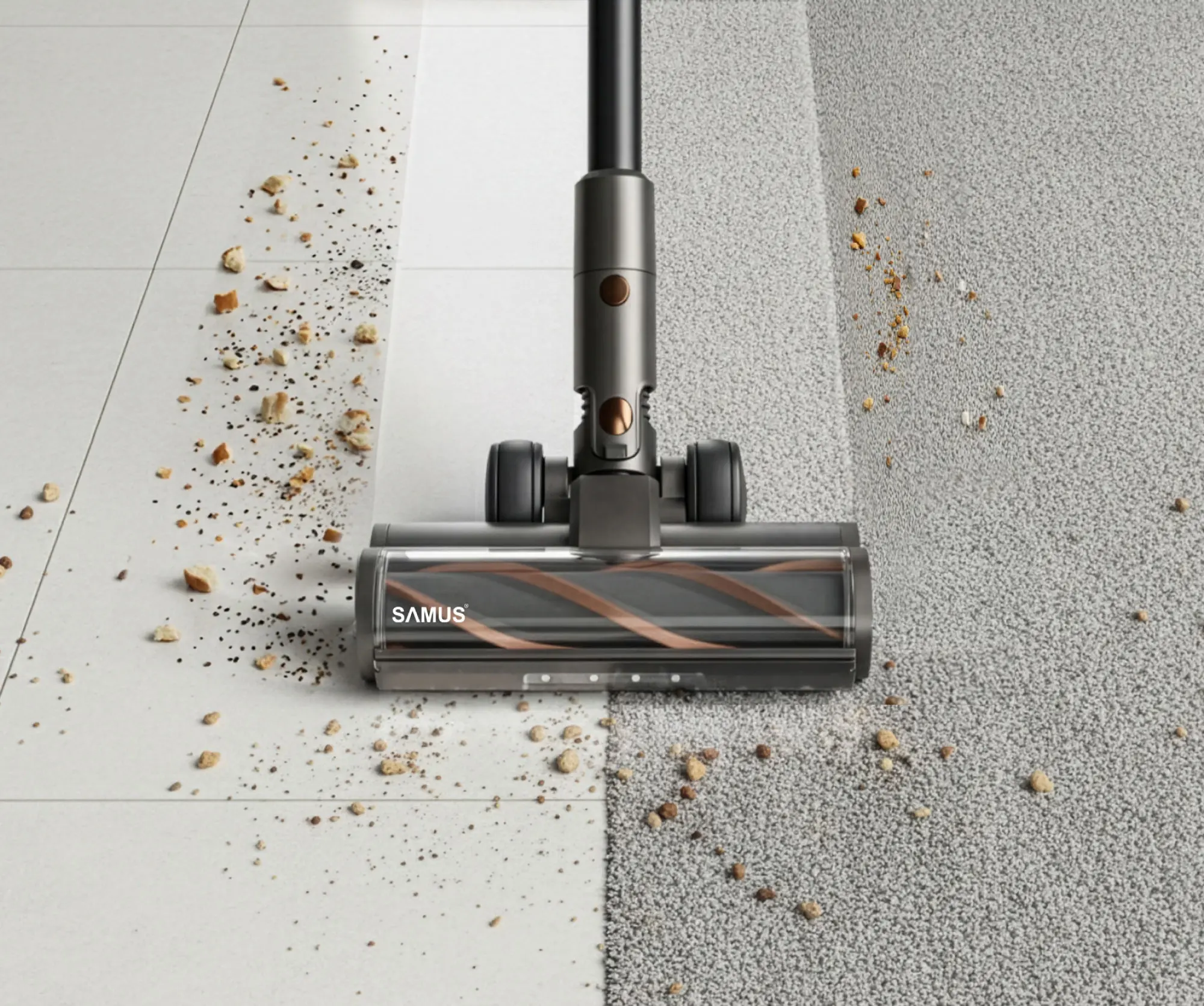 Вертикальный пылесос Samus Cyclone Ultra Pro (Grey) - 10